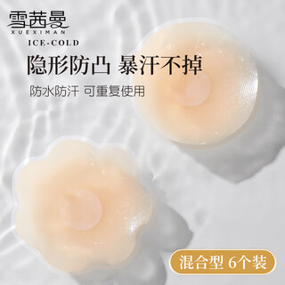 Xue qianman silicone breast stickers, anti-convex and anti-exposure, women's wedding slings for big breasts and small breasts, autumn invisible, non-slip, thin and traceless