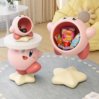 Chenyu mska cartoon star kirby porch key storage floor-standing decoration living room bedroom home decoration housewarming gift pink fat man combination model