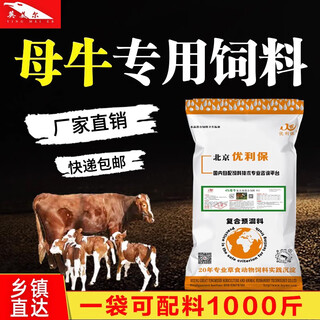 Cow feed for breeding heifers, timely breeding cattle quick supplement of trace elements, cow premix, cow premix 20kg*1 bag to improve breeding