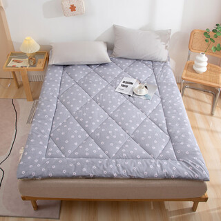 Cotton pads, quilts, mattresses, soft cushions for home use, dormitory students, autumn and winter thickening bed bedroom cotton batting, flower language 150*200cm 9jin jin is equal to 0.5 kg