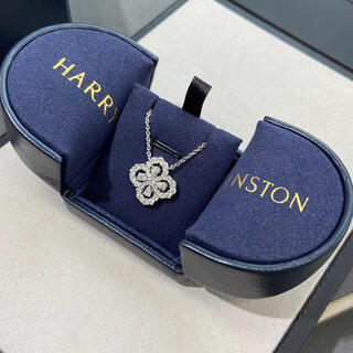 Kawamori hw butterfly necklace 18k gold platinum real diamond loop water drop full diamond pendant phantom clavicle chain female gift four-leaf clover