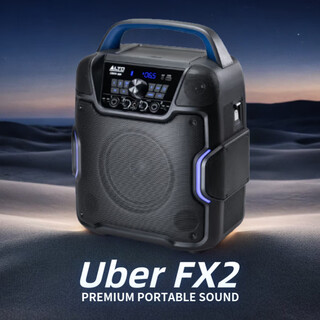 Lto professional alto uber fx2 portable speaker for live broadcast, road show, playing and singing, bluetooth multifunctional long battery life speaker busker