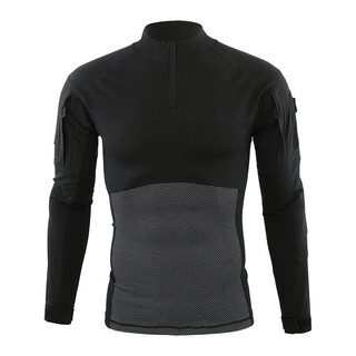 Edy fourth generation frog suit cotton long-sleeved frog suit outdoor sports mountaineering men's long-sleeved frog suit cycling suit s black