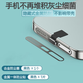 Suitable for both guest and guest, redmi turbo4pro mobile speaker dust-proof net, redmi note15pro/14pro+/13/12 metal dust-proof charging port dust-proof plug, black - hollow style, integrated metal dust-proof net-1 piece + alloy anti-lost plug, redmi turbo4