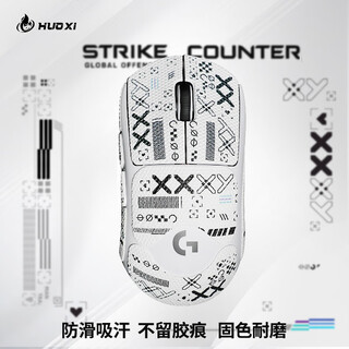 Fire rhinoceros gpw2 mouse anti-slip stickers bullshit king second generation/third generation stickers sweat-absorbent anti-slip anti-scratch e-sports game mouse stickers gpw second generation/third generation all-inclusive white printing