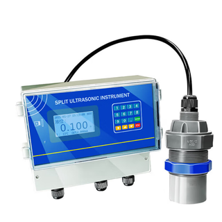 Bona shengshi split ultrasonic liquid level meter including installation, measuring range 10 meters + anti-corrosion probe