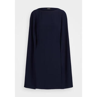 Ralph lauren dress women's short slim fit sleeveless party cocktail lace suspender evening dress stretch slimming daily wear lighthouse navy one size fits all | 30