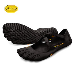 Vibram five-finger shoes indoor fitness yoga pilates soft sole non-slip dance training shoes vsoul black (recommended to choose one size larger) 36