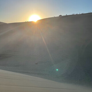 Mingsha mountain crescent spring ticket + see again dunhuang performance ticket red (15 00) supreme ticket