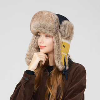 卡蒙（Kenmont）三防护耳防寒毛绒雷锋帽东北加厚骑车防风保暖飞行员帽km-5275