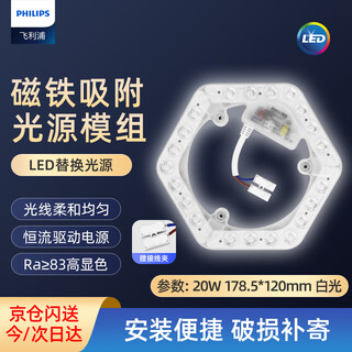 Philips (philips) ceiling lamp wick led lamp panel lamp panel modification module wick 20w white light (6500k) diameter 178.5mm