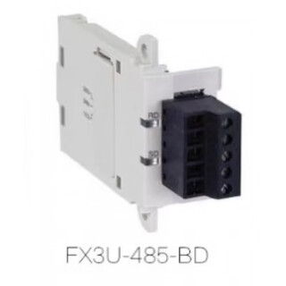Original mitsubishi fx3u plc communication module board fx3u-485-bd 422 232 usb cnv fx3u-485-bd