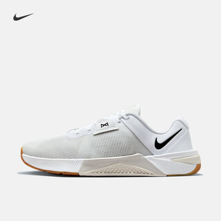 Nike men's breathable lightweight training shoes winter fitness cushioning sports nike metcon 10 hj1875 100 white/black/light silver gray/rubber light brown 44