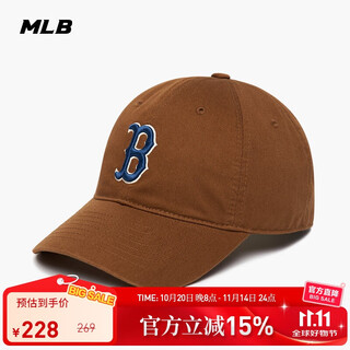 MLB棒球帽鸭舌帽四季皆宜软顶 情侣礼物3ACP6601N-43BRD-F