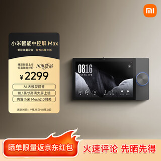 Xiaomi (mi) smart central control screen max smart home panel touch screen xiao ai 10.1-inch central control screen