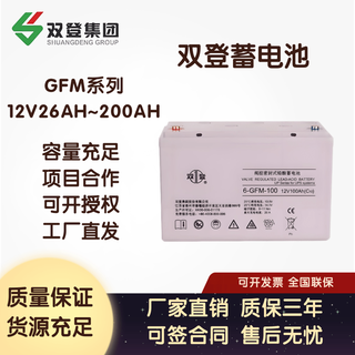 双登蓄电池6-GFM-10012V100AH24AH40AH65AH150AH200AH机房UPS消防 联系客服享受优惠