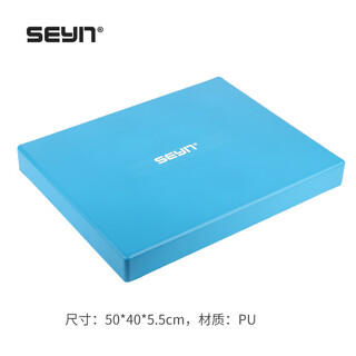 SEYN 平衡软踏健身垫平衡训练器脚踝稳定训练康复私教用品平衡垫 专业级蓝色-PU材质