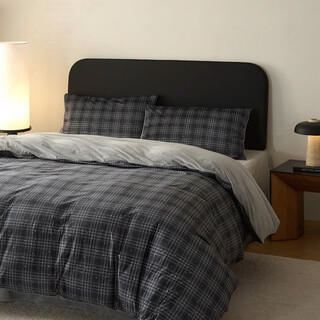 Mercury series home textiles 2025 autumn and winter new milk velvet baby four-piece set weidu bed sheet style 2.0 four-piece set-quilt cover 220x240