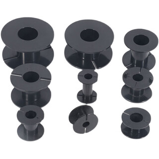 Inductor skeleton black round hollow coil frame integrated reel spool audio frequency divider diy accessories outer diameter 35 inner diameter 16 height 29mm