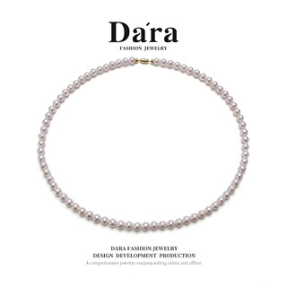 Dara 14k gold cherry blossom pink pearl necklace round ak freshwater pearl necklace clavicle chain birthday gift for girlfriend