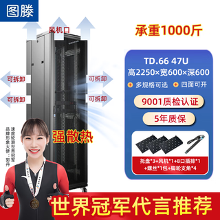 Tuten server network cabinet switch router enterprise computer room weak current project td.6647u width 600*depth 600*height 2250mm