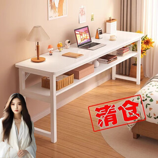 Yuelaiju simple table bedroom computer table simple small desktop home rectangular rental room student desk study table 60cm single layer random color