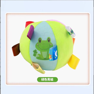 Guazhou shepherd dog toy ball makes noise to relieve boredom, bite-resistant pet self-pleasure artifact consumes energy, shiba inu corgi molar plush ball, sound toy ball frog, diameter 15cm