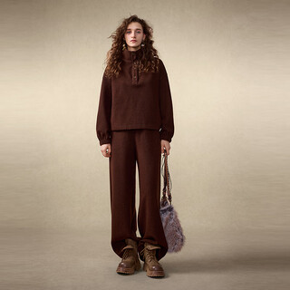 Wancaoyi (wancaoyi) wancaoyi shopping mall same style 2025 winter new fashion suit h25421551 brown xs