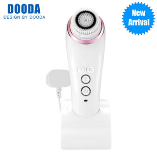 Amazon's hot new product sonic automatic facial washing machine clean wireless charging facial cleansing device new product selection white