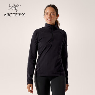 Arc teryx rho zip neck women's inner long-sleeved top black/black m