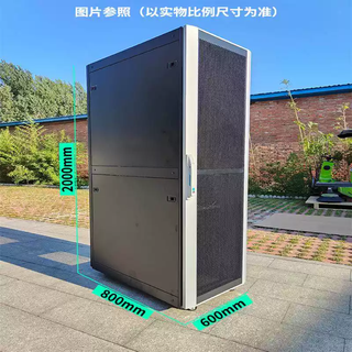 Rongguan ritu cabinet server cabinet test cabinet aluminum door cabinet column head cabinet power screen cabinet network cabinet 2000x600x800mm