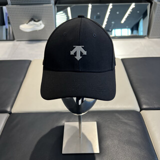 Descente movepa series men's and women's same style outdoor fashion baseball cap d43dcp01 black d4233tcp01- bk l