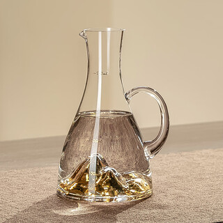 Gnas large-capacity scaled red wine decanter pourer thickened glass white wine dispenser old wine blending dispenser 500ml jinshan scale wine dispenser