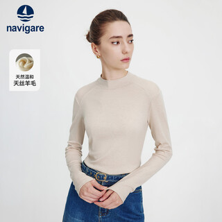 Navigare italian small sailing women's 25-year new long-sleeved t-shirt, versatile, lightweight and slim-fitting bottoming shirt 2335055502