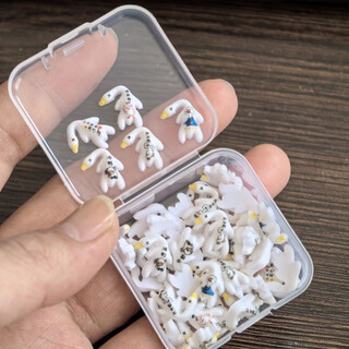 Card story color changing roast duck mini uv temperature sensing light change hello duck creative stress reduction pendant toy boy birthday gift 1000 mini roast ducks + boxed standard