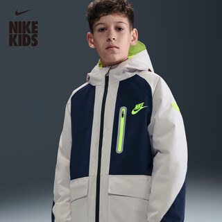 Nike nike older children's three-proof work jacket winter warm cotton jacket for boys and girls nike tech ir0011