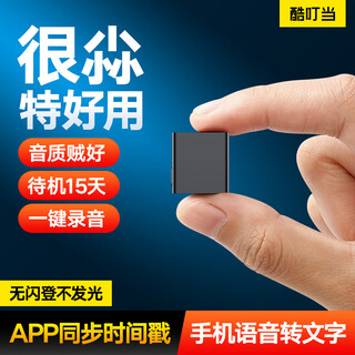 Cool dingdang recording pen small mini forensics professional recording equipment portable recorder monitoring recorder recording artifact long standby to text conference record standard version丨support android one-click operation + intelligent voice control + voice translation 4g