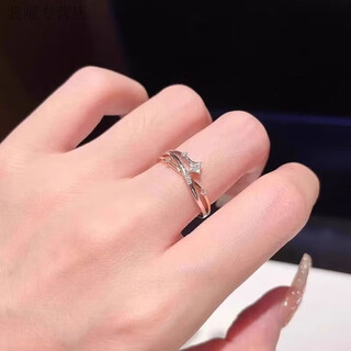 He jiagong lao phoenix s999 sterling silver ring for women, light luxury live ring, fashionable best friend, pure silver, new index finger ring, adjustable 0.85g (silver) same style