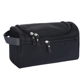 Outdoor business trip men's portable travel waterproof large capacity toiletry bag set cosmetic bag storage bag bath bag black