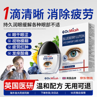 Dr.micah lutein eye solution, eye fatigue, dry eyes, blurred vision eye drops, overuse eye drops