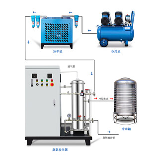 Demingnuo demingnuo industrial grade 200g ozone generator 300g ozone disinfection machine 500g food factory/bottled water/aquaculture/swimming pool/large water treatment disinfection machine 300g honeycomb economical and applicable version (air source/split type)