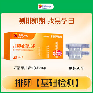 Lefors ovulation test paper high-precision pregnancy test ovulation period artifact pregnancy test paper female early pregnancy ovulation test strip 20 people + urine cup