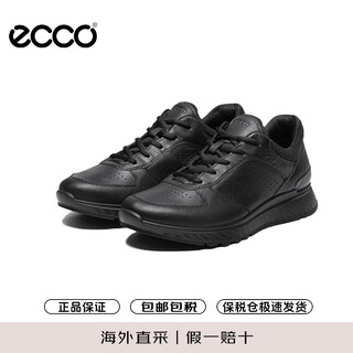 Ecco men's sports shoes travel breathable cushioning outdoor shoes running shoes yuedong 835314 01001 black 42