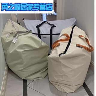 Large moving quilt clothes storage bag moisture-proof oxford cloth storage bag travel portable washable 5 prices random colors