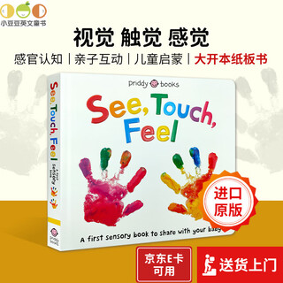 See, Touch, Feel 视觉 触觉 感觉 感官系列大开本 1 2 3 4册 See, Touch, Feel