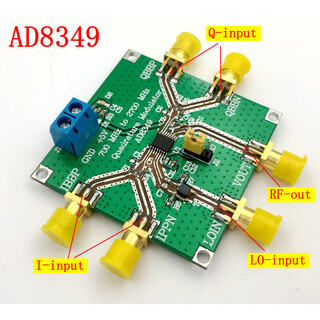 Ad8349 quadrature modulation module 700 mhz to 2.7 ghz i q modem series module