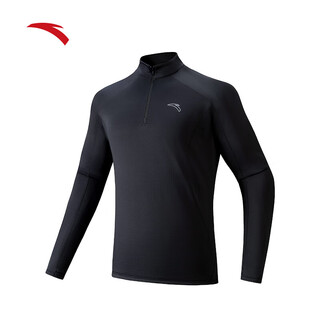 Anta outlets light warm t half-zip long sleeve men's autumn and winter quick-drying business running stand collar t-shirt top