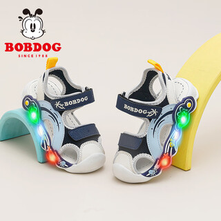 Babu dou 2025 summer versatile lightweight new baotou children's sandals beach shoes boys functional shoes girls navy blue/m 24 suitable for feet length 15.0cm
