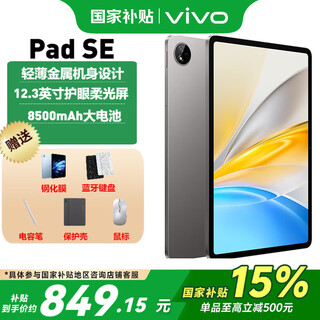 vivoPad SE 新品 平板电脑 深灰色8GB+256GB【标准版】 官方标配
