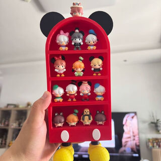 Bubble mart disney cute piece storage cabinet miniature model cute cute piece storage box